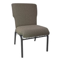Flash Furniture Advantage Discount 21" Jute Church Chair with Black Frame