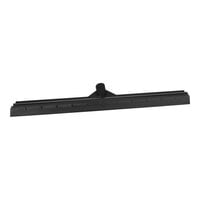 Vikan ColorCore 726019 23 5/8" Black Squeegee with Rubber Blade