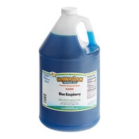 Hawaiian Shaved Ice Blue Raspberry Snow Cone Syrup 1 Gallon