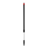 Vikan Transport 297152Q 41 3/4"-63" Black Water-Fed Aluminum Telescopic Handle with Quick-Release Coupling