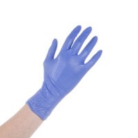 Noble Products Nitrile 4 Mil Thick Low Dermatitis Textured Gloves - Large - Box of 100