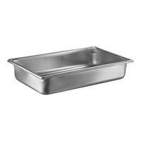 Vollrath 30042 Super Pan V® Full Size 4 inch Deep Anti-Jam Stainless Steel Steam Table / Hotel Pan - 22 Gauge