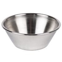 American Metalcraft B34 3.75 oz. Stainless Steel Round Sauce Cup