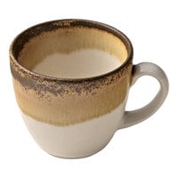 Heart & Soul Perfect Match 2.7 oz. Cumin Porcelain Espresso Cup - 6/Case