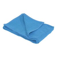 Vestil 72" x 80" Standard Blue Quilted Fabric Moving Blanket