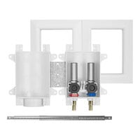 Sioux Chief 696-2313WR OxBox Rough-In Washing Machine Outlet Box with 2 MiniRester Water Hammer Arrestors - 1/2" PEX Expansion Connection