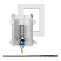 Sioux Chief 696RG1010XF OxBox Fire-Rated Ice Maker Outlet Box with MiniRester Water Hammer Arrester - 1/2" PEX Crimp Connection