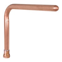 Sioux Chief 613-67F 7" x 6" Copper Tub Spout Stub Out Elbow with 1/2" FIP Connection