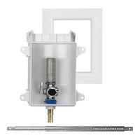 Sioux Chief 696-G1010XF OxBox Ice Maker Outlet Box with MiniRester Water Hammer Arrester - 1/2" PEX Crimp Connection