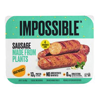 Impossible Foods 3.4 oz. Plant-Based Vegan Bratwurst Sausage - 32/Case