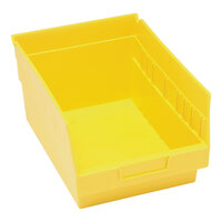 Quantum STORE-MORE 11 5/8" x 8 3/8" x 6" Yellow Shelf Bin QSB207YL