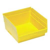 Quantum STORE-MORE 11 5/8" x 11 1/8" x 6" Yellow Shelf Bin QSB209YL
