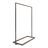 Econoco Linea 54" x 20" x 66" Bronze Metal Ballet Garment Rack LNBBE