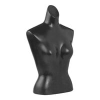 Econoco Athena Black Polyethylene Female Torso Blouse Form 30/BL