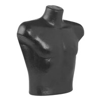 Econoco Apollo Black Polyethylene Muscular Male Torso Shirt Form 81/BL