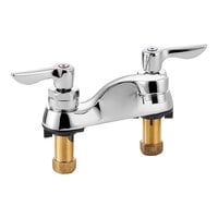 American Standard 5500140.002 Monterrey 1.5 GPM Deck-Mount Lavatory Faucet with 4" Centers, Cast Brass Spout, and Lever Handles