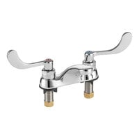 American Standard 5500175.002 Monterrey 0.5 GPM Deck-Mount Lavatory Faucet with 4" Centers, Cast Brass Spout, and Wrist Blade Handles