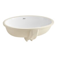 American Standard 0496221.020 Ovalyn 19 1/4" x 16 1/4" White Vitreous China Single Bowl Undermount Sink
