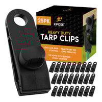 Xpose Safety Heavy-Duty Reusable Tarp Clips TC-25 - 25/Pack