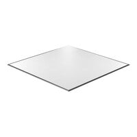 California Portable Dance Floor 16' x 16' White Composite Laminate Portable Dance Floor with ADA-Compliant Edging