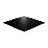 California Portable Dance Floor 16' x 16' Black Composite Laminate Portable Dance Floor with ADA-Compliant Edging