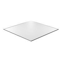 California Portable Dance Floor 20' x 20' White Composite Laminate Portable Dance Floor with ADA-Compliant Edging