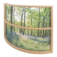 Whitney Brothers Nature View WB0609 41" x 10 1/2" x 36 1/4" Serenity Curved Divider Panel