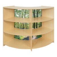 Whitney Brothers Nature View WB0652 48" x 11 3/4" x 36 1/2" Serenity Wood Curve-In Cabinet