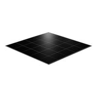 California Portable Dance Floor 20' x 20' Black Composite Laminate Portable Dance Floor with ADA-Compliant Edging