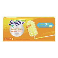 Swiffer® Dusters 89114 Heavy-Duty 3' Extendable Handle Starter Kit with 3 Duster Cloth Refills