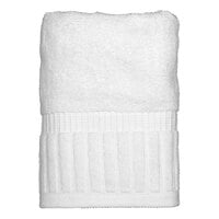 Garnier-Thiebaut Epure Plus 16" x 30" White 100% Combed Terry Cotton Hand Towel 5 lb. - 60/Case