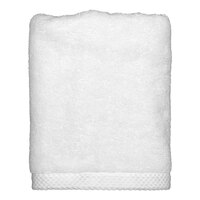 Garnier-Thiebaut Metro 16" x 30" White 100% Combed Terry Cotton Hand Towel 5.5 lb. - 60/Case