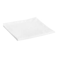 Garnier-Thiebaut 27" x 21" White Standard Size Cotton / Polyester Pillow Protector with Zip Closure - 120/Case