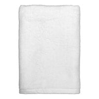 Garnier-Thiebaut Metro 27" x 54" White 100% Combed Terry Cotton Bath Towel 17 lb. - 20/Case
