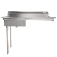 Regency 60 inch 16-Gauge Stainless Steel Soiled / Dirty Undercounter Dishtable - Right