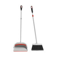 OXO Good Grips 12125800 10 13/16" Broom with Extendable Handle and Upright Dustpan