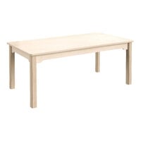 Flash Furniture Bright Beginnings 18" Rectangular Wooden Preschool Classroom Activity Table