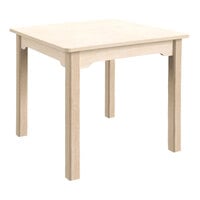 Flash Furniture Bright Beginnings 21 1/4" Square Wooden Preschool Classroom Activity Table
