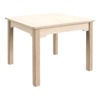 Flash Furniture Bright Beginnings 18" Square Wooden Preschool Classroom Activity Table