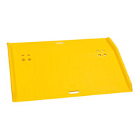 Eagle Manufacturing 48" x 36" x 5" Yellow HDPE Portable Dock Plate 1797 - 750 lb. Capacity
