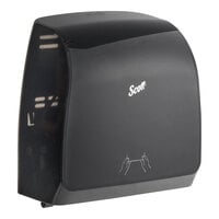 Scott® Slimroll 47092 Black Wall Mount Manual Paper Towel Dispenser