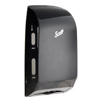 Scott® Scottfold 39711 Black Wall Mount C-Fold / Multifold Automatic Paper Towel Dispenser