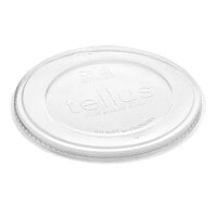 Tellus Products 24-32 oz. Round Vented Flat Take-Out Lid - 300/Case