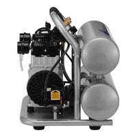 California Air Tools Ultra Quiet Oil-Free 4.6 Gallon Aluminum Twin Tank Air Compressor with 25' Hybrid Air Hose 4620ACH - 2 HP, 110V