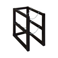 Justrite 16" x 26" x 30" Gas Cylinder Barricade Rack for 2 Vertical Cylinders 35084