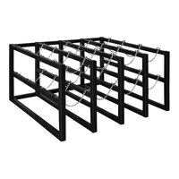 Justrite 58" x 50" x 30" Gas Cylinder Barricade Rack for 16 Vertical Cylinders 35162