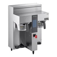 Fetco CBS-2232 NG Series Twin Automatic Digital Coffee Brewer with Metal Brew Basket - 208/240V, 3,500-4,600W