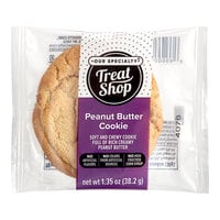 Our Specialty Treat Shop Individually Wrapped Peanut Butter Cookie 1.35 oz. - 120/Case