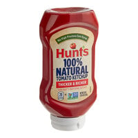 Hunt's Natural Ketchup 20 oz. Squeeze Bottle - 12/Case