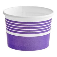 Choice 4 oz. Purple Paper Frozen Yogurt / Food Cup - 1000/Case